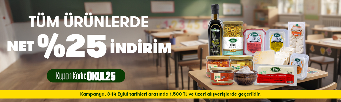 Okula Dönüş Kampanyası %25 İndirim